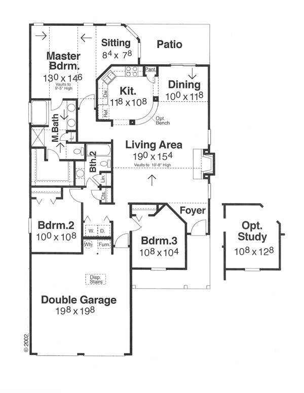 Floor Plan image of CALLAWAY-D House Plan